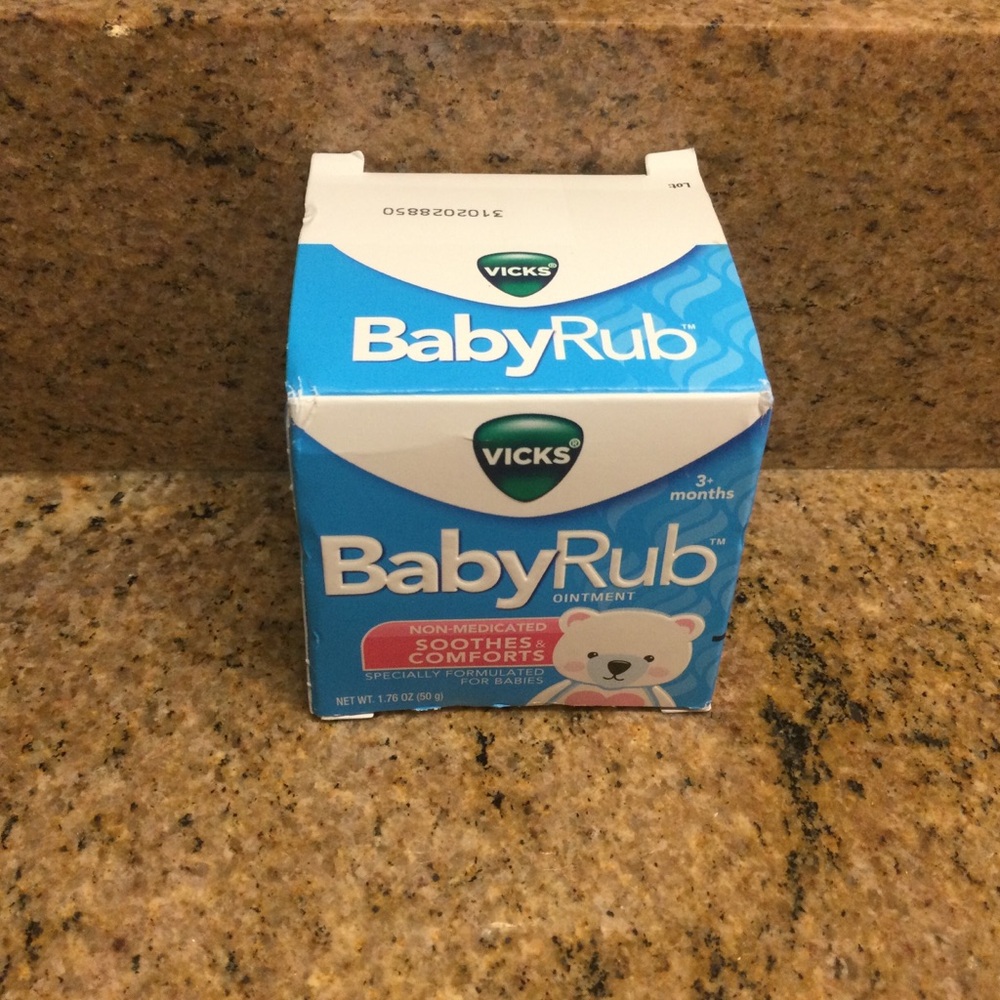 Vicks BabyRub Soothing Ointment in Blue - Gentle Baby Comfort
